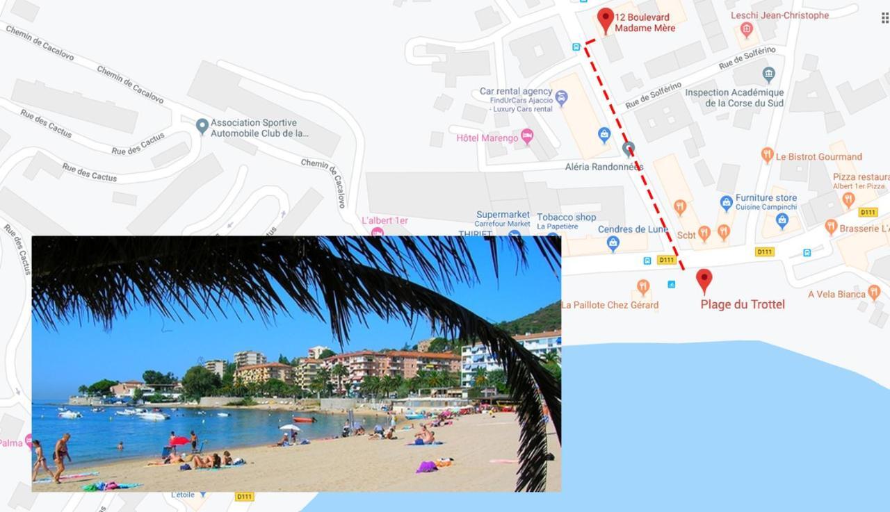 **** Mer Sea 1 A 8 Personnes 80M2 A 120M De La Mer **** Ajaccio  Exterior foto